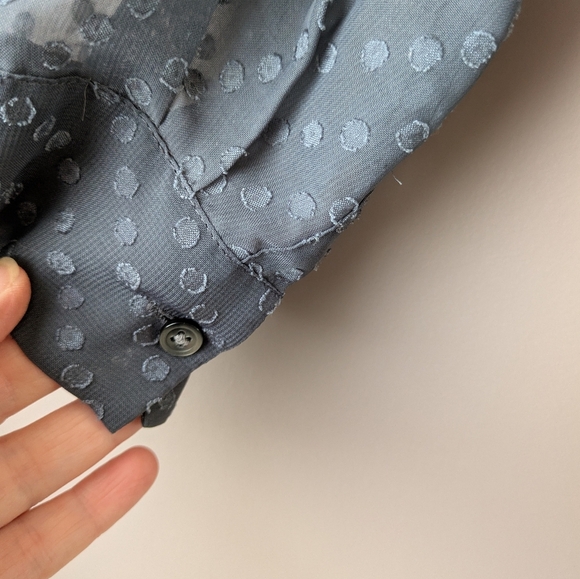 Madewell Blouse L Gray - Picture 9 of 14